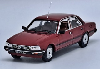PEUGEOT 505 SRDT BORDEAUX 1983 1/43