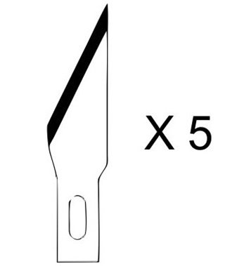 5 LAMES DE SCALPEL A DETOURER