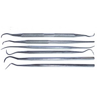 6 GRAVOIRS METAL DIFFERENTS