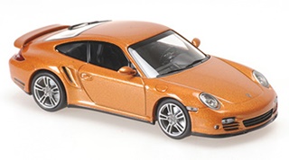 PORSCHE 911 TURBO ORANGE METAL 2009 1/43