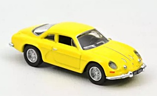 ALPINE A110 JAUNE 1973 1/87