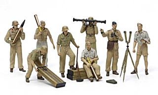 ALLEMAGNE ARTILLEURS LUFTWAFFE DAK 1/35
