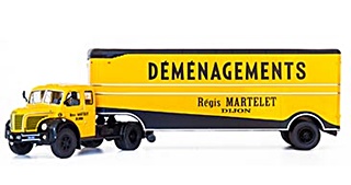 BERLIET TLR 8 DEMENAGEMENTS 1950 1/43