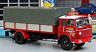 BERLIET GR 200 BACHE GRISE 1969 1/43