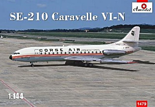 SUD AVIATION SE 210 CARAVELLE VI N 1970 1/144