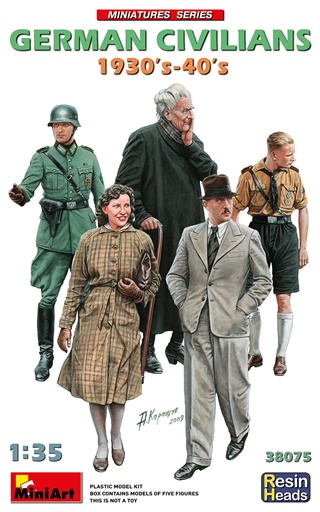 ALLEMAGNE CIVILS ALLEMANDS 1930-1940 1/35