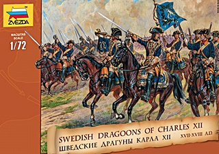 SUEDE DRAGONS DE CHARLES XII 1/72
