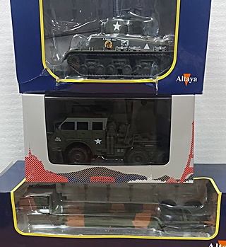 USA PACIFIC + REMORQUE + M4A3E8 EASY EIGHT ALLEMAGNE 1945 1/43