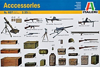 USA ACCESSOIRES ET ARMES WWII 1/35
