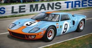 FORD GT40 GULF LM68 69 1/24