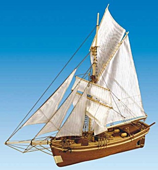 (2) SLOOP 1872 LE GJOA AMUNDSEN 1/64