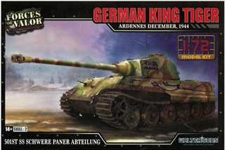 ALLEMAGNE KING TIGER ARDENNES 1944 1/72