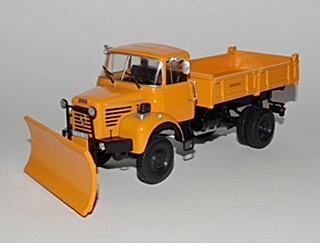BERLIET L64 4X4 CHASSE NEIGE 1965 1/43