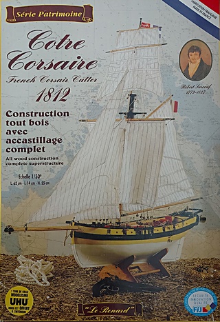 (2) COTRE ARME 1812 LE RENARD SURCOUF 1/50