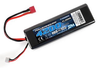 ACCU LiPo 7,4V 4200 Mah 40C PRISE DEAN