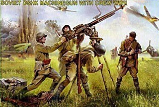 RUSSIE MITRAILLEUSE ET SERVANTS 1/35