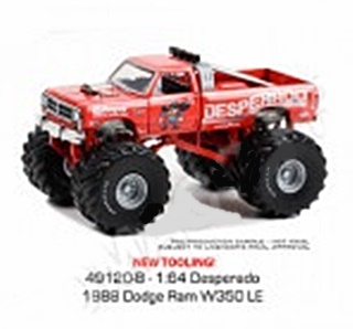 DODGE RAM ROUGE MONSTER 1988 1/64