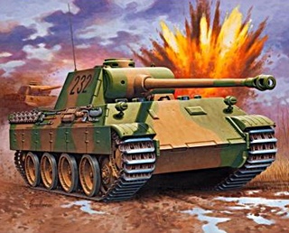- ALLEMAGNE PANTHER SERIE A/D 1/72