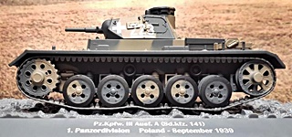 ALLEMAGNE PANZER III A POLOGNE 1939 1/43