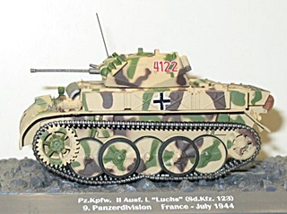 ALLEMAGNE PANZER II LUCHS FRANCE 1944 1/43
