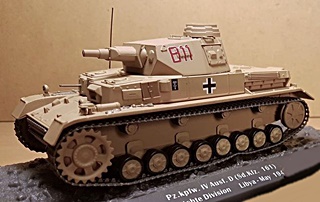 ALLEMAGNE PANZER IV D LYBIE 1941 1/43