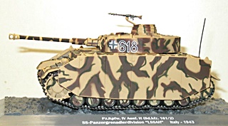 ALLEMAGNE PANZER IV H ITALIE 1943 1/43
