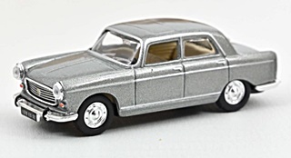 PEUGEOT 404 GRISE 1968 1/87