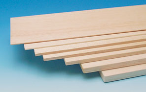 PLANCHETTE DE BALSA 1000x100x2MM