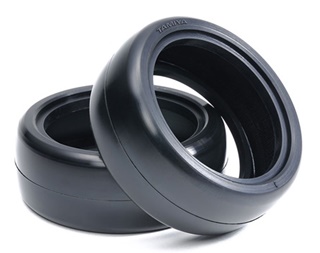 2 PNEUS DURS SLICK 24MM 1/10