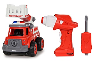 CAMION DE POMPIERS FIRST A MONTER 1/18
