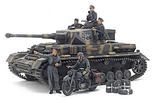 ALLEMAGNE PANZER IV SERIE G ET MOTO 1/35