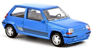 RENAULT SUPER 5 GT TURBO BLEUE 1988 1/43
