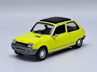 RENAULT 5 TL JAUNE TOIT OUVRANT 1974