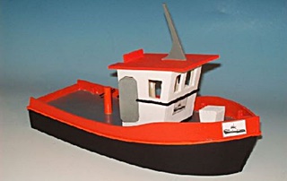 (1) REMORQUEUR MON 1ER BATEAU ROUGE