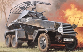 ALLEMAGNE SDKFZ 232 6 ROUES 1/35