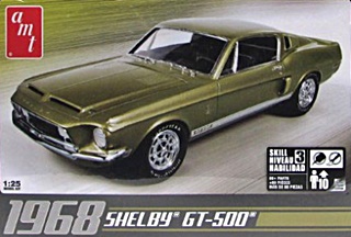 FORD MUSTANG SHELBY GT500 1968 1/25