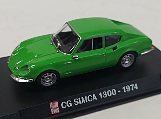 SIMCA CG 1300 VERTE 1974 1/43