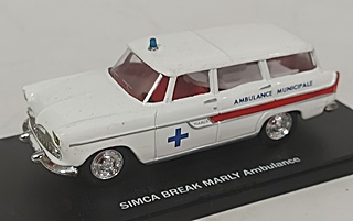 SIMCA MARLY BREAK AMBULANCE 1/43