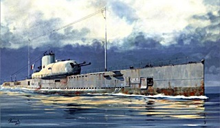 SOUS MARIN LE SURCOUF 1/350
