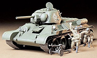 RUSSIE T34/76 ET FIGURINES 1/35