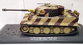 ALLEMAGNE TIGER I E POLOGNE 1944 1/43