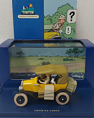 FORD T TINTIN AU CONGO 1/43