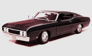 FORD TORINO TALLADEGA BORDEAUX FONCEE 1969 1/18