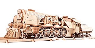 LOCOMOTIVE VAPEUR V EXPRESS ET TENDER 1/32