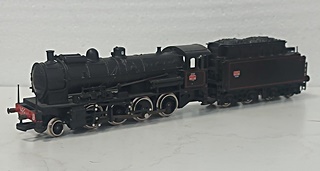 LOCO VAPEUR 140 C 180 VERDUN SNCF 8282 1/87