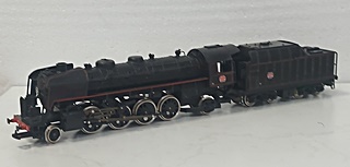LOCO VAPEUR 141 R MIRAMAS SNCF 8273 1/87