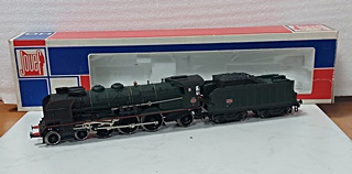 LOCO VAPEUR PACIFIC 231 K72 DIJON SNCF 8256 1/87