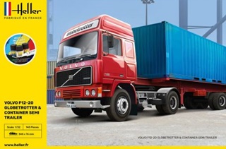 - VOLVO F12 ET REMORQUE CONTAINER KIT 1/32