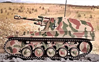 ALLEMAGNE PANZER II WESPE RUSSIE 1943 1/43